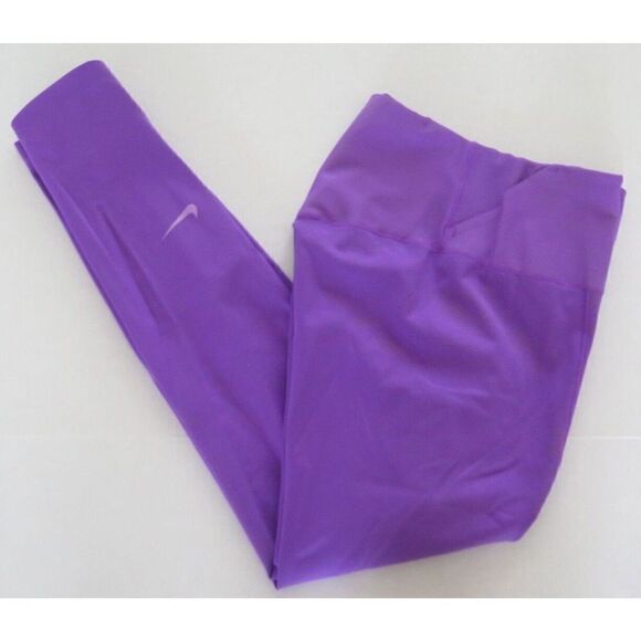 Nike DA0833 528 Women's Sz XS Purple One Luxe Tight Fit Mid-Rise Leggings $95+ - Picture 7 of 10